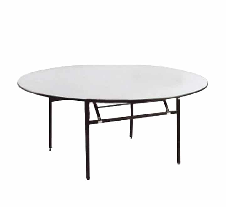 Heavy Duty Wooden Top Round Folding Table 1.6m – VC Furniture & Design