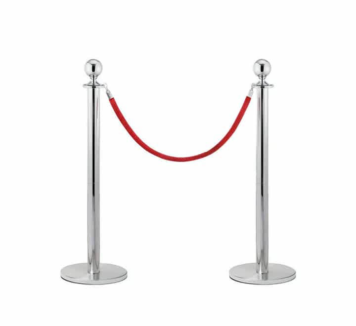 Round Top Stanchion Pole (excludes rope)