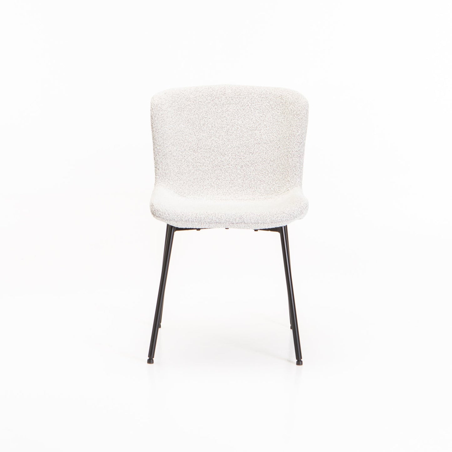 Arctic Boucle Indie Dining Chair - Cream