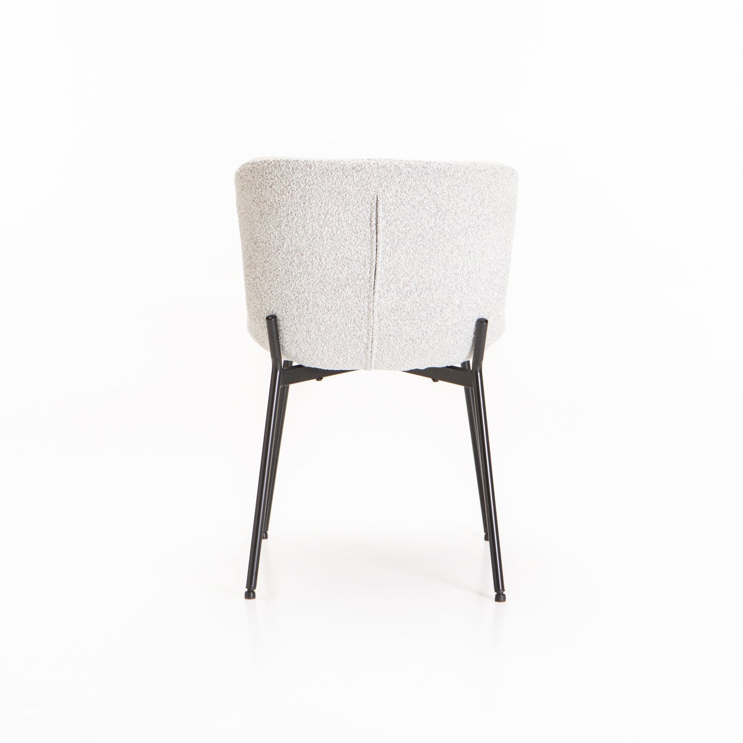 Arctic Boucle Indie Dining Chair - Cream
