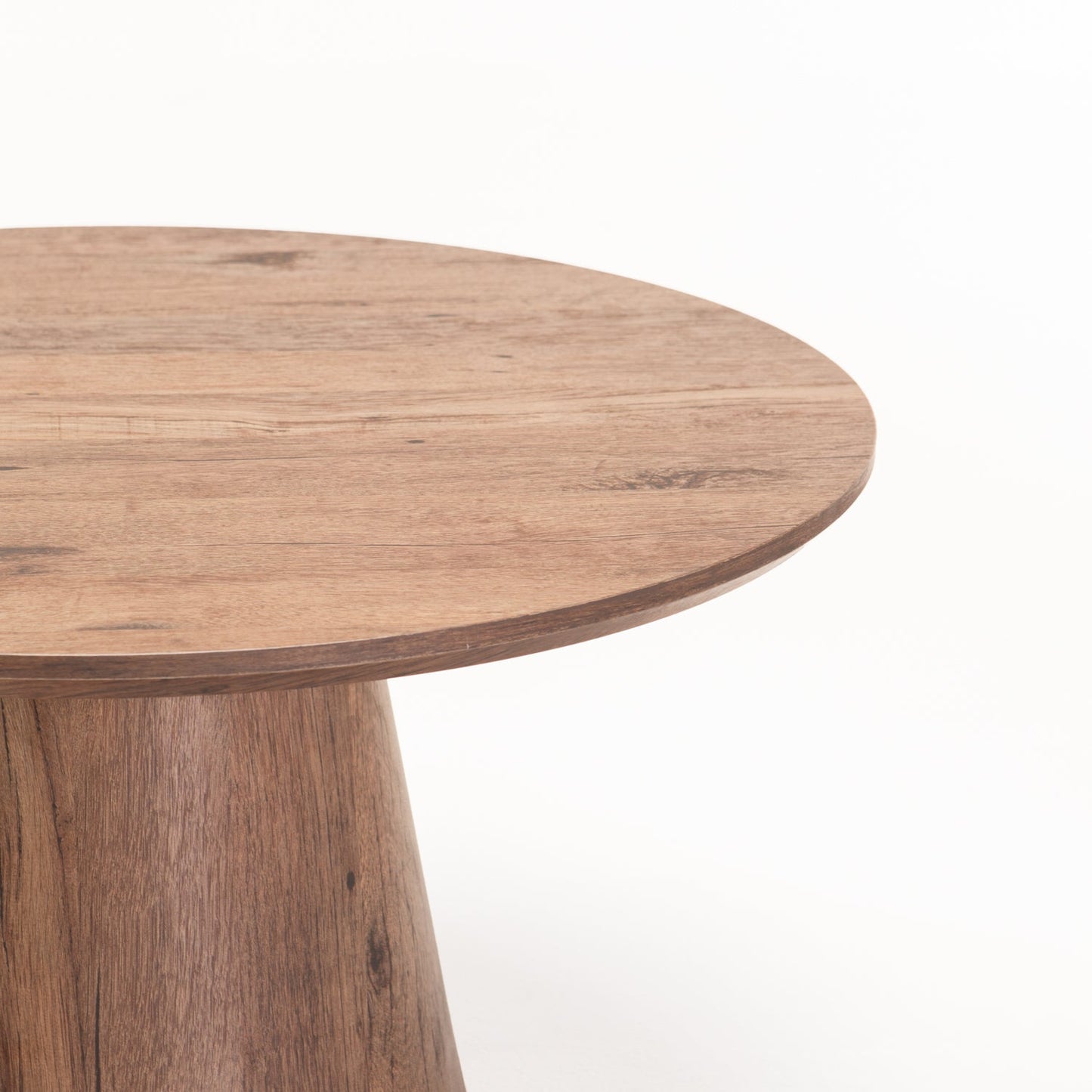 Arati 80cm Round Coffee Table - Walnut