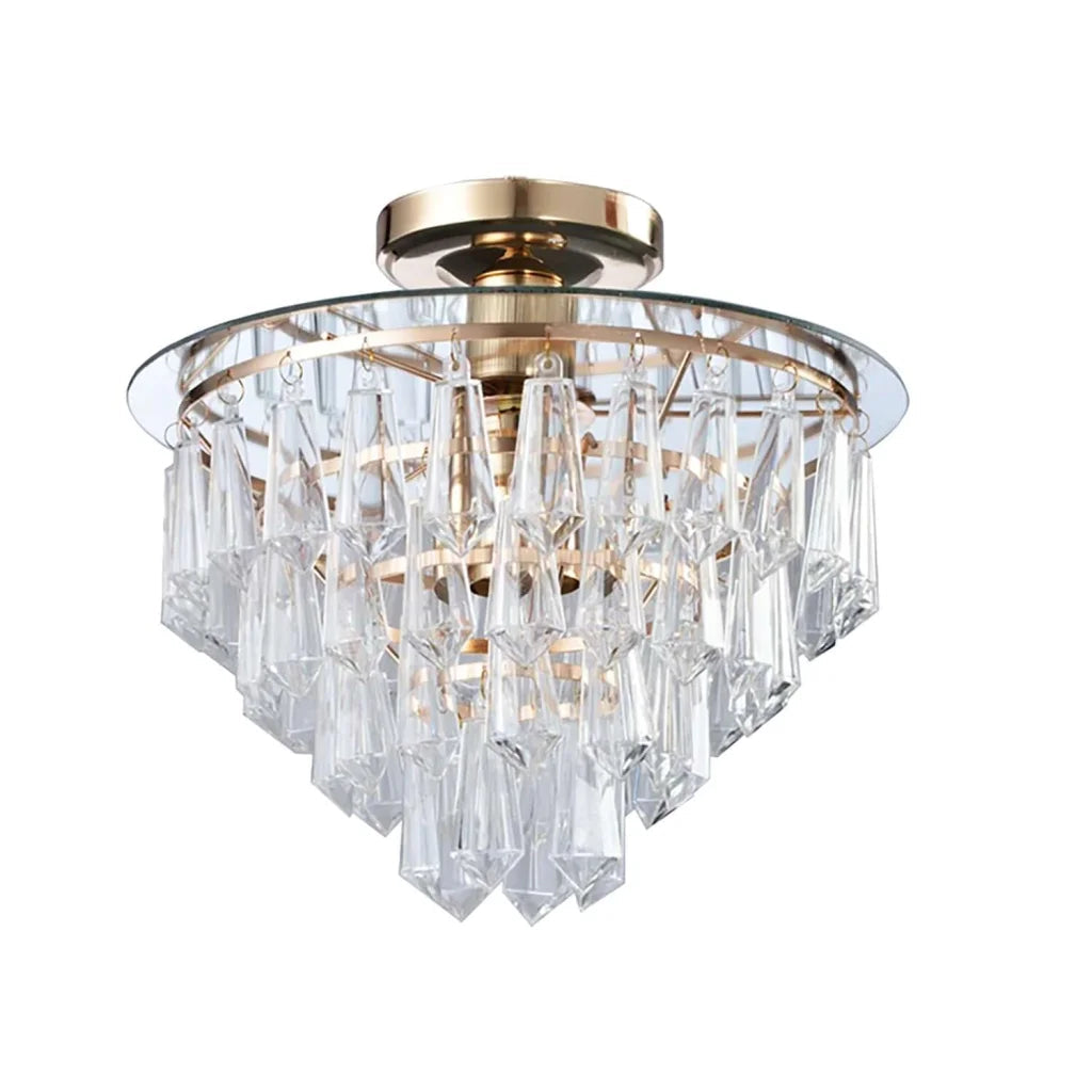 Aubergine Acrylic Tier Chandelier