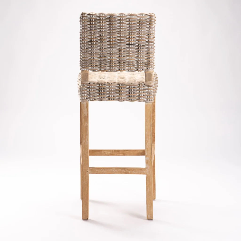 Brandy Whitewash Barstool