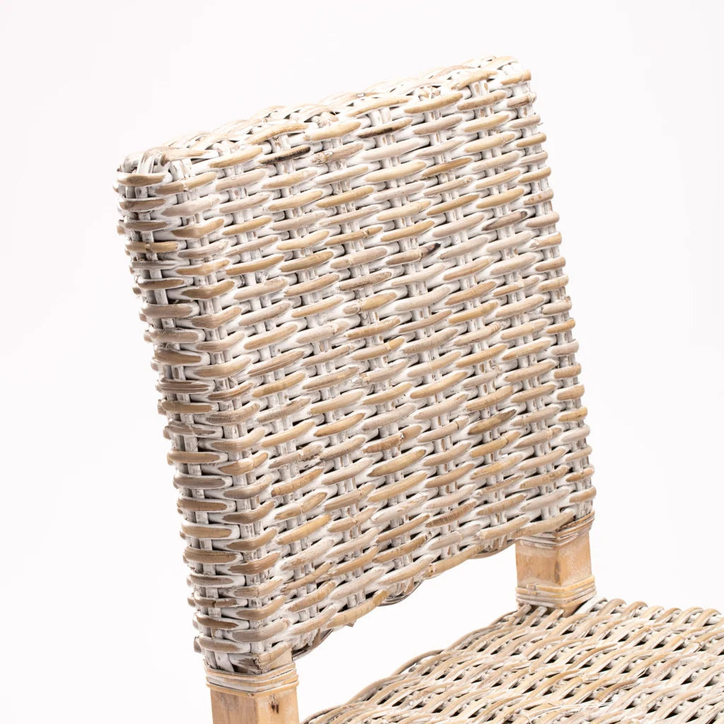 Brandy Whitewash Kitchen Stool