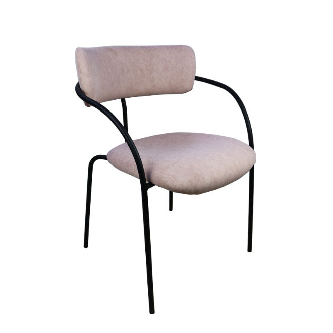 Coco Arm chair with black frame