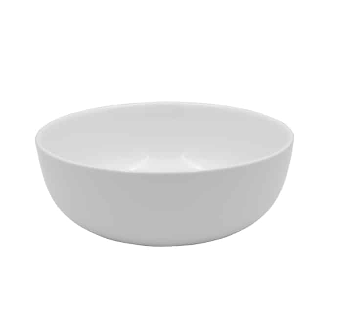 Round Ceramic Salad Bowl White 29x11cm