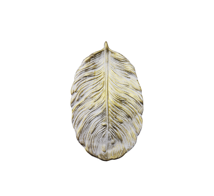 Plastic Leaf-shaped Decorative Tray
