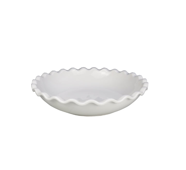 Ceramic Pie Dish Ruffle Edge 35cm