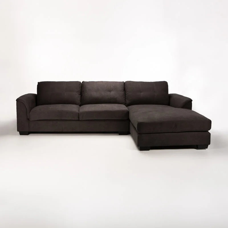 Chwana Fabric Corner Chaise - Grey