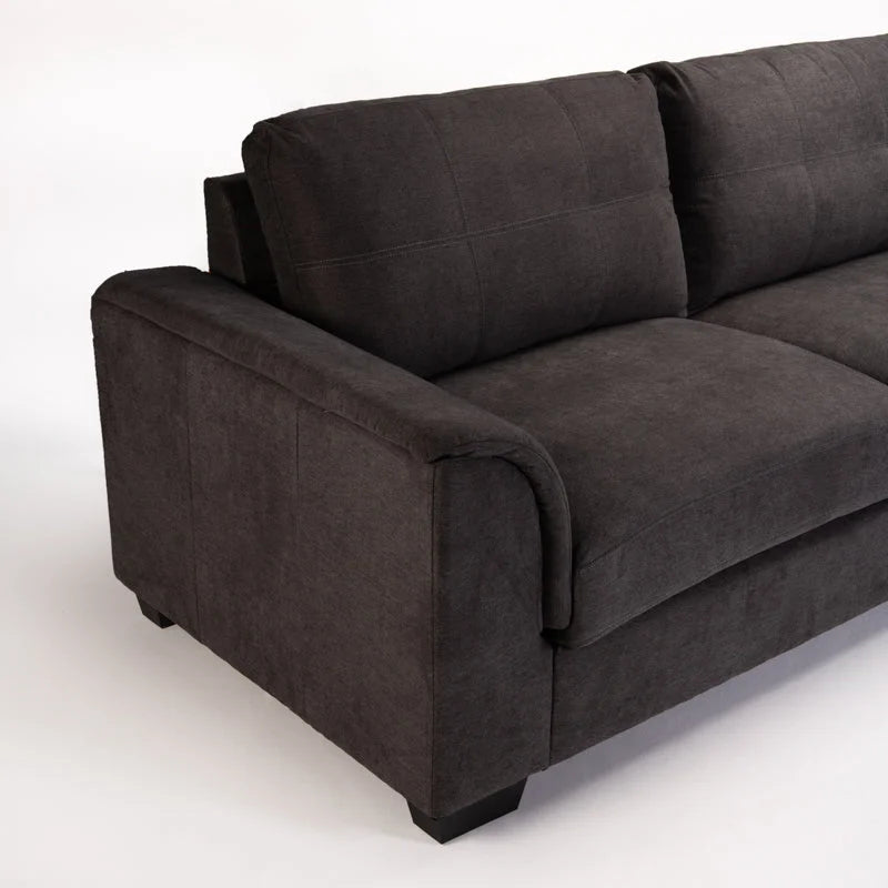 Chwana Fabric Corner Chaise - Grey