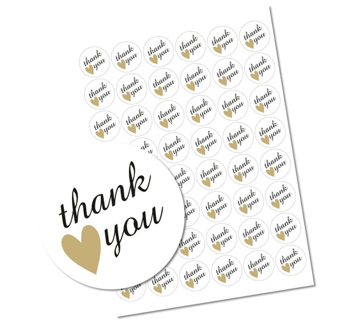 Thank You Stickers 48s