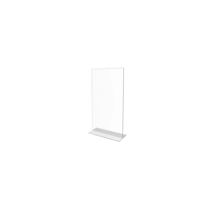 Acrylic Menu Holder 10x20cm