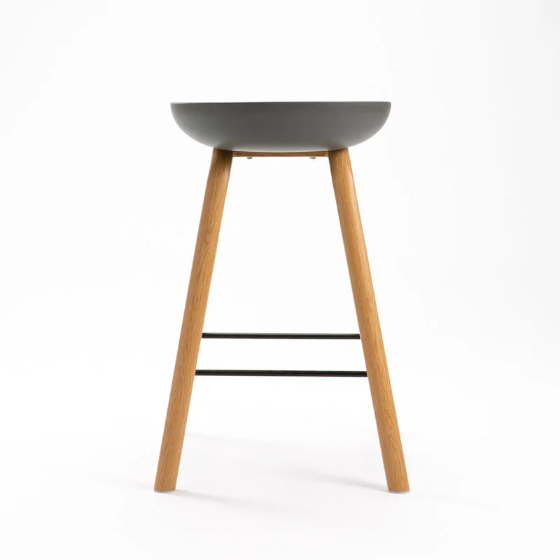 Galliano Luxury Kitchen Stool - Grey