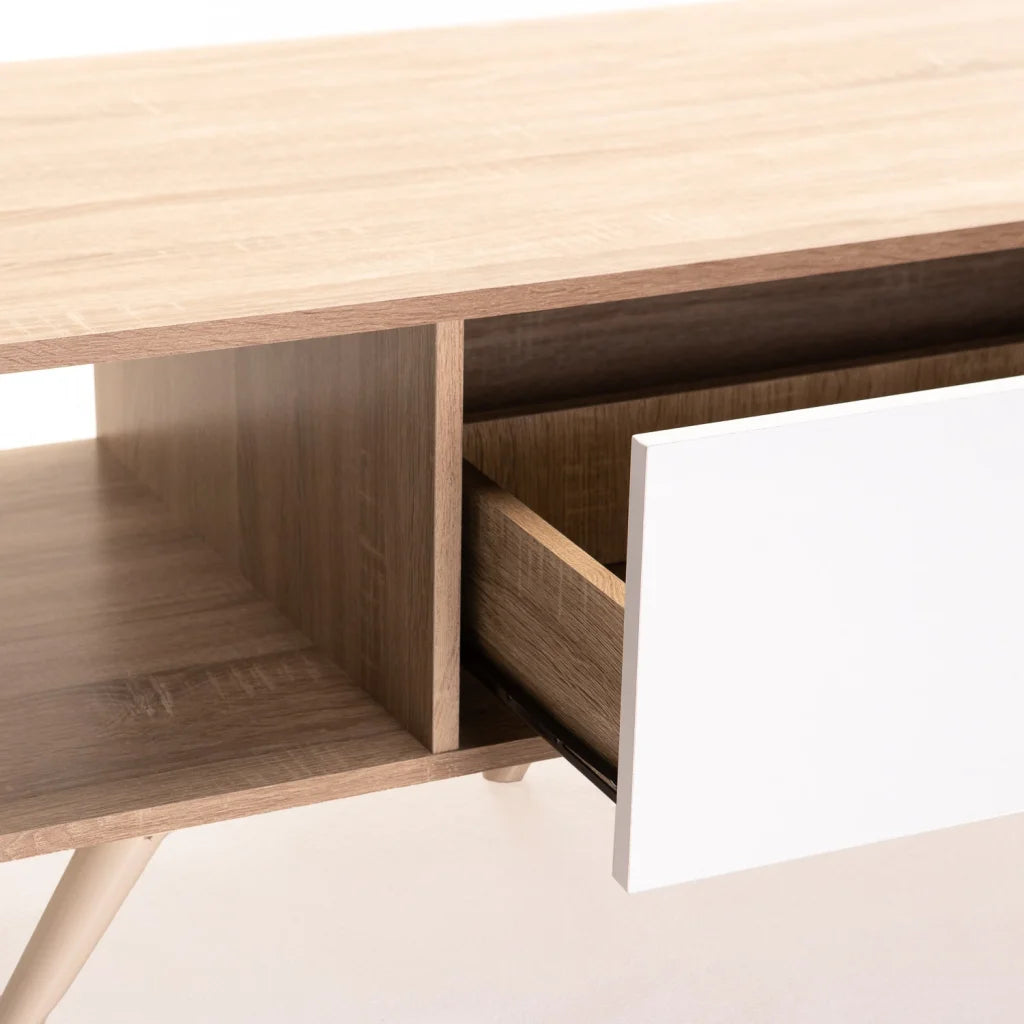 Gin 105x55cm Coffee Table - Oak