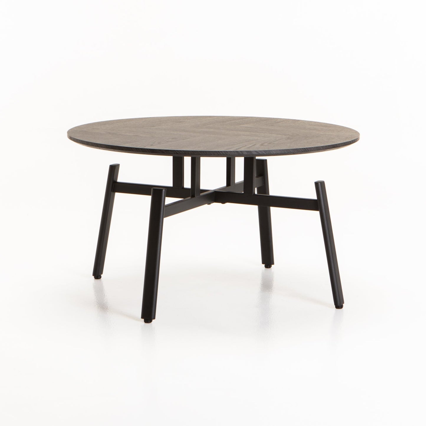 Guinness 80cm Round Coffee Table - Ebony