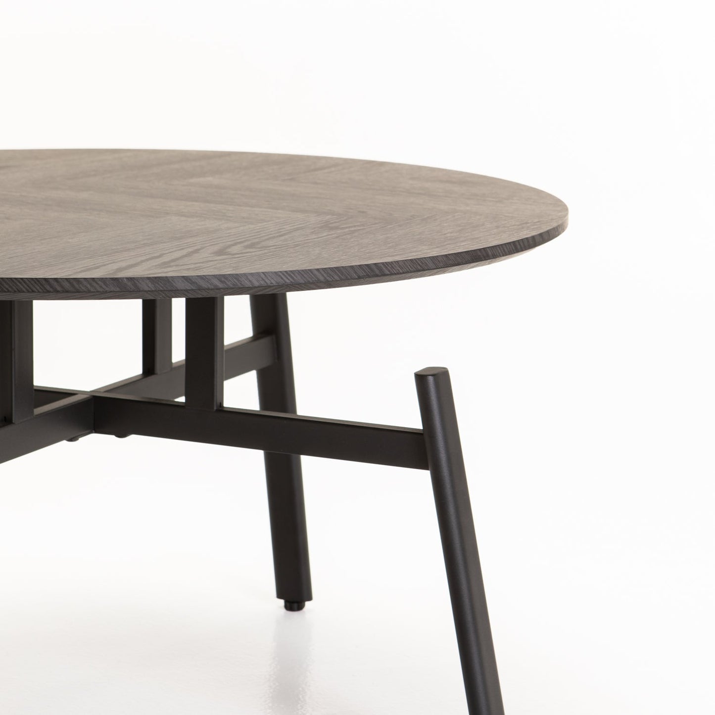 Guinness 80cm Round Coffee Table - Ebony