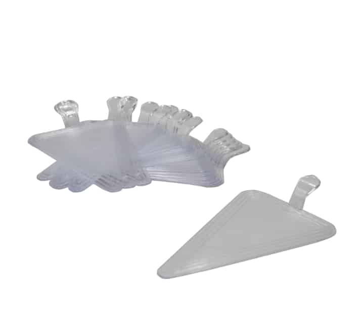Triangle Plastic Cake Slice Base 20pc