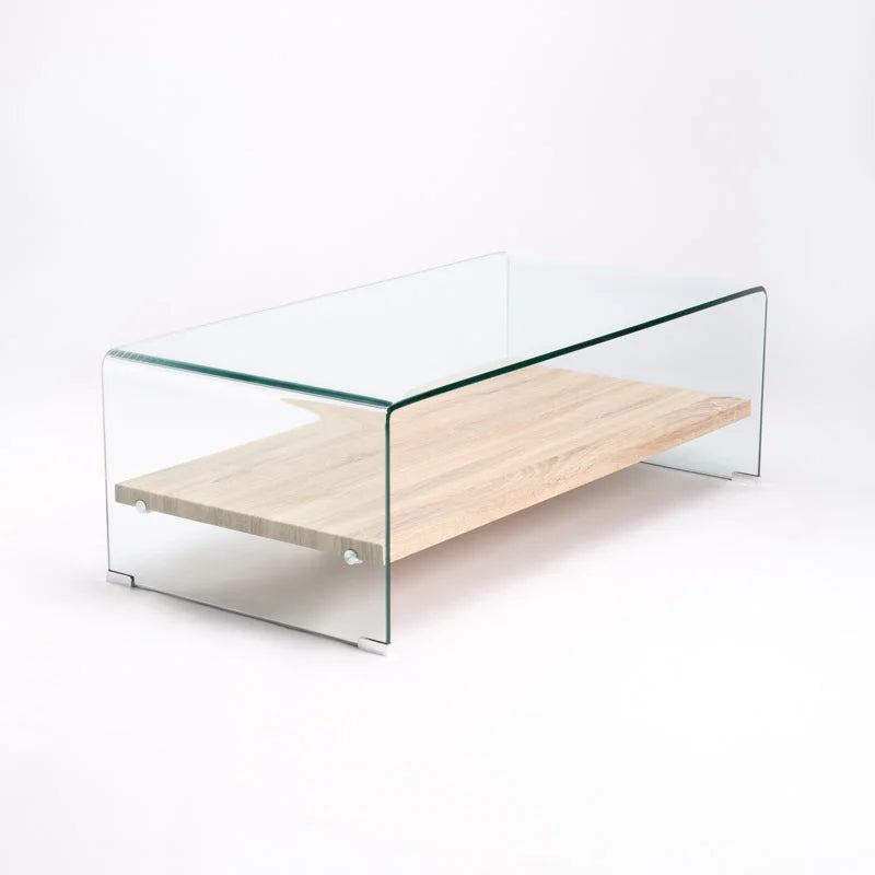 Hooch 120x60cm 12mmTempered Glass Coffee Table