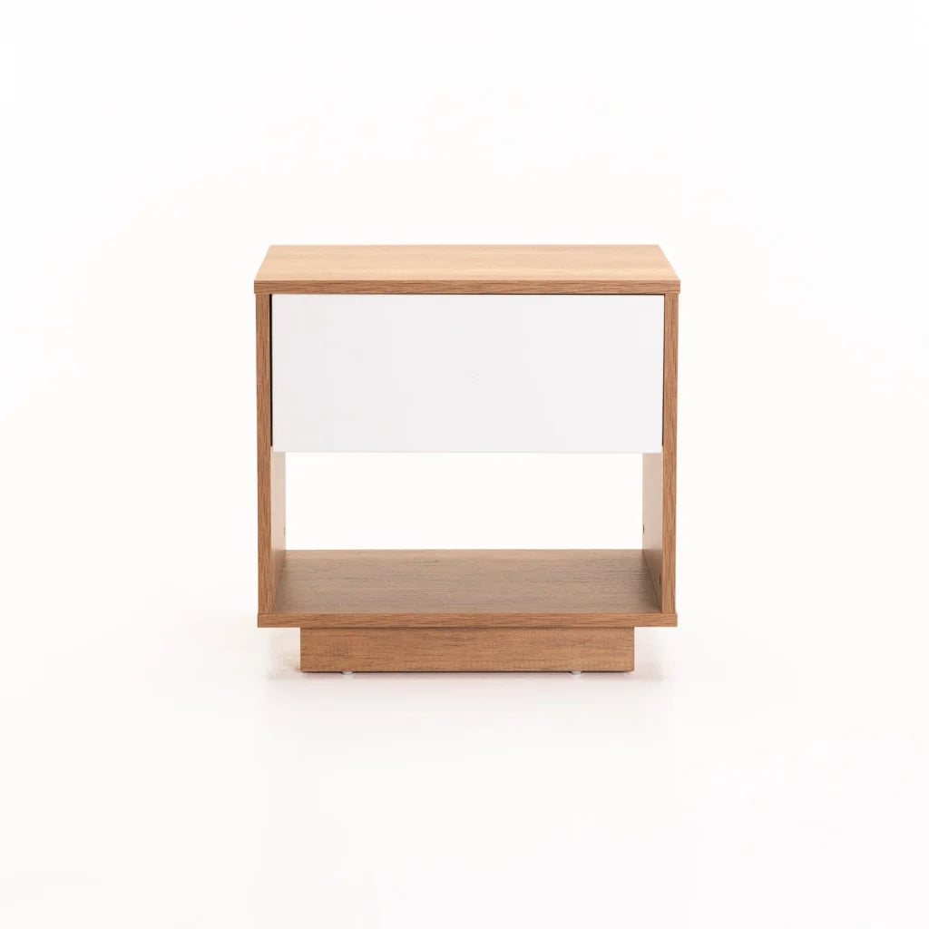 Jicama 1 Drawer Pedestal - White