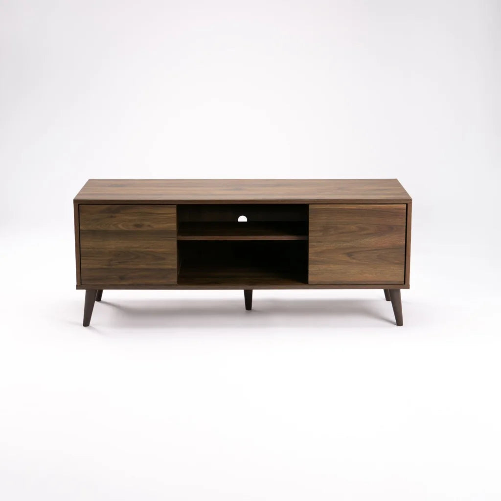 Kumara 120cm 2 Door TV Unit - Walnut