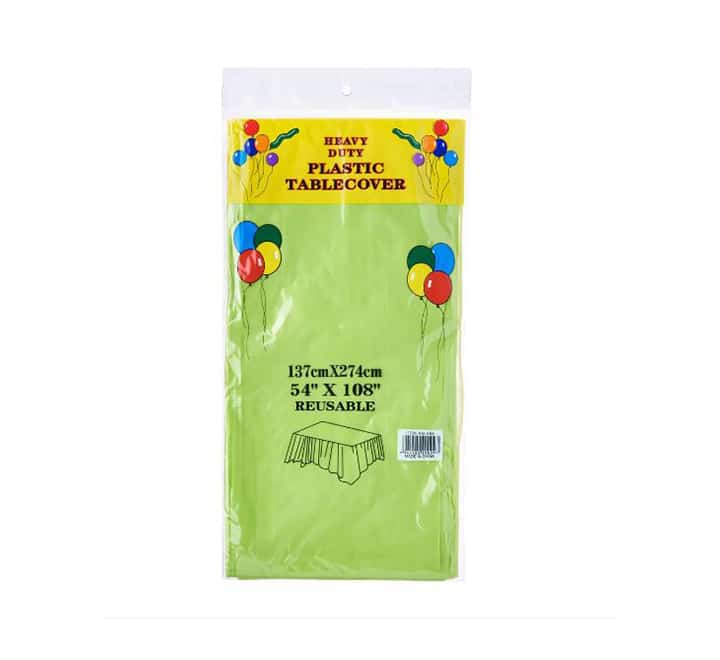 Plain Plastic Table Cloth 137x274cm