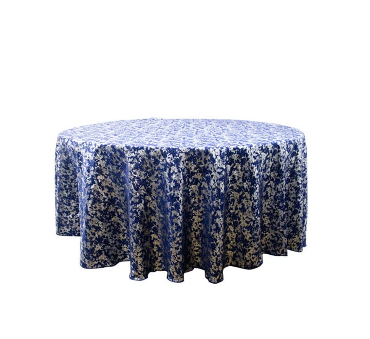 Royal Blue Round Table Cloth