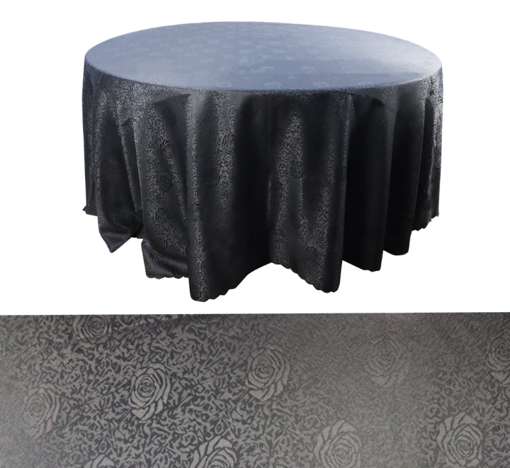 Round Table Cloth Rose Pattern 320x320cm