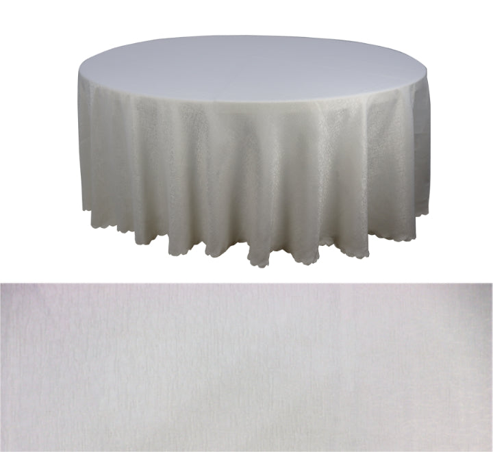 Round Table Cloth Cream Pattern 280cm