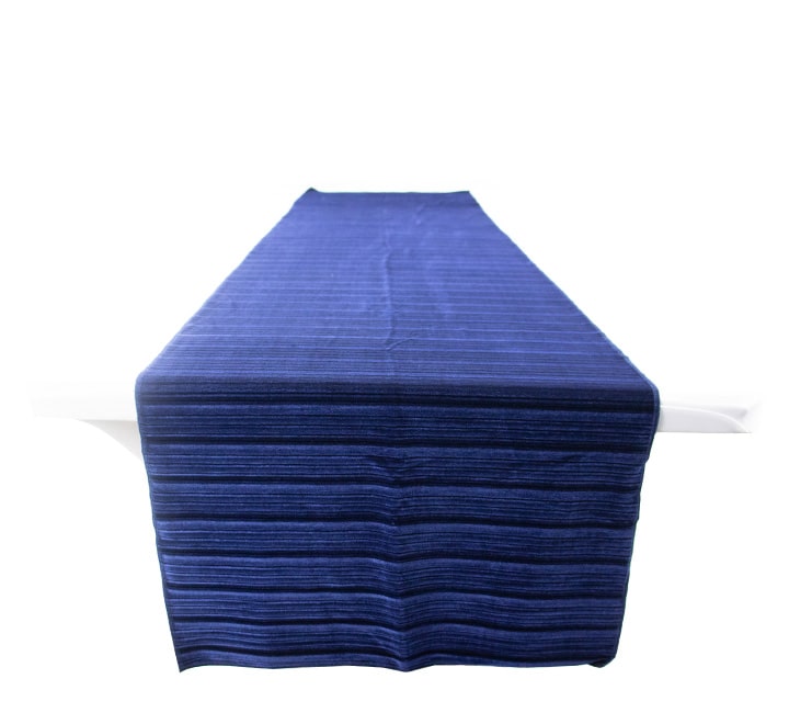 Striped Velvet Table Runner