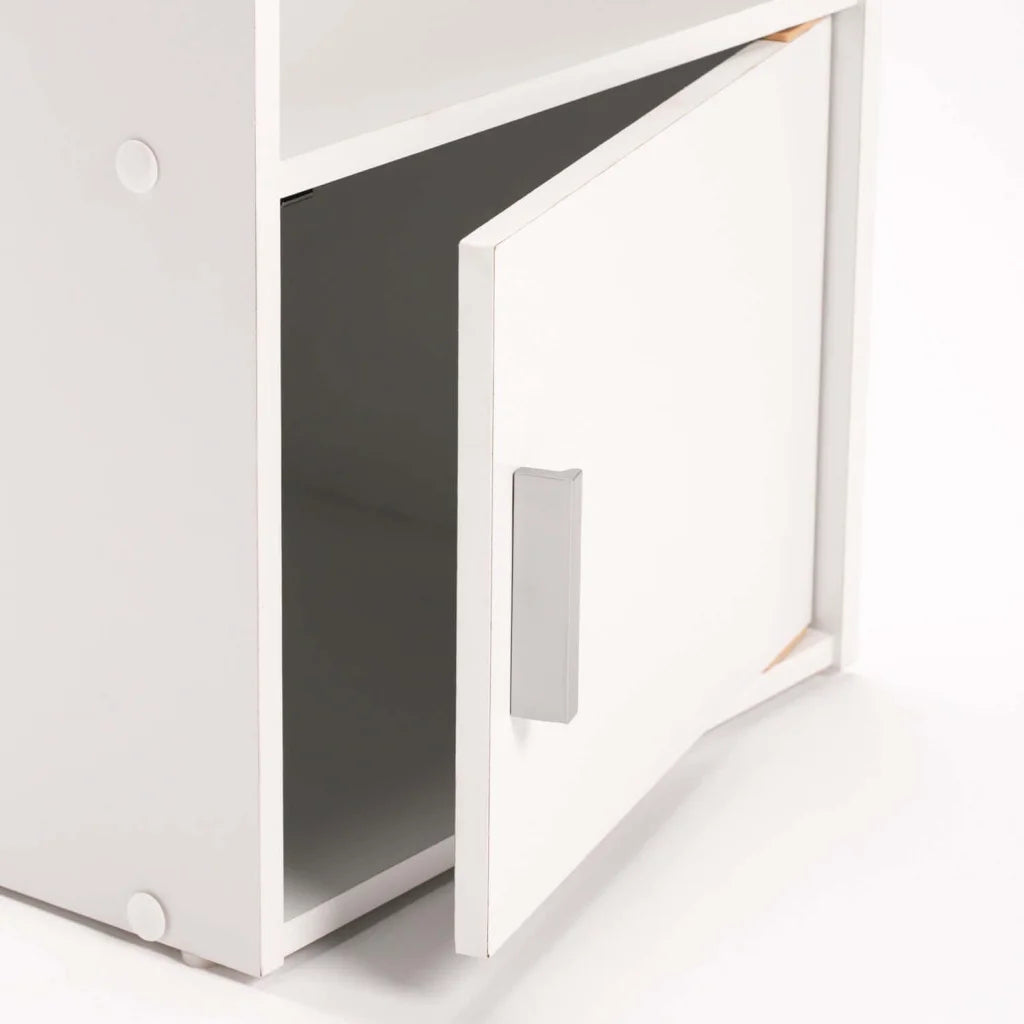 Marimba 1 Door Pedestal - White