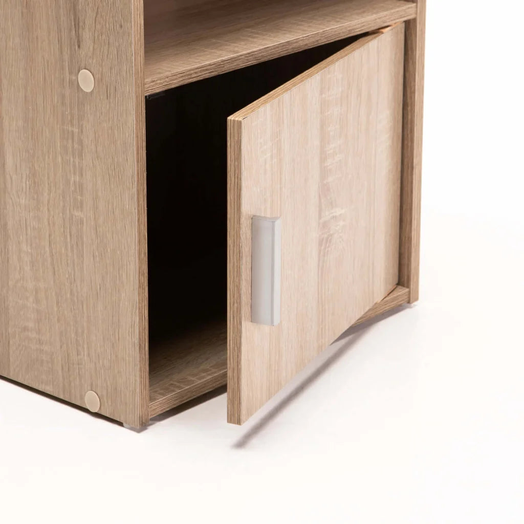 Marimba 1 Door Pedestal - Oak
