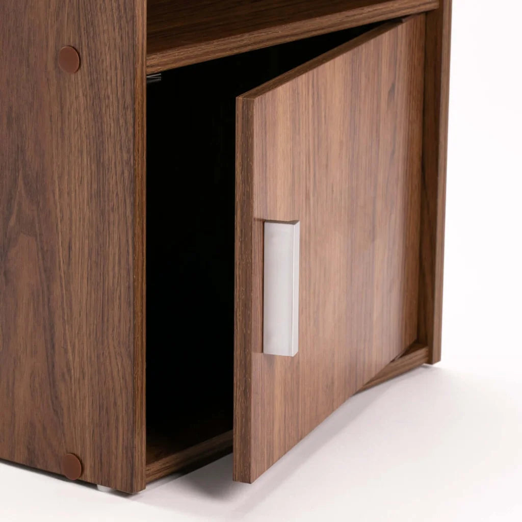 Marimba 1 Door Pedestal - Walnut