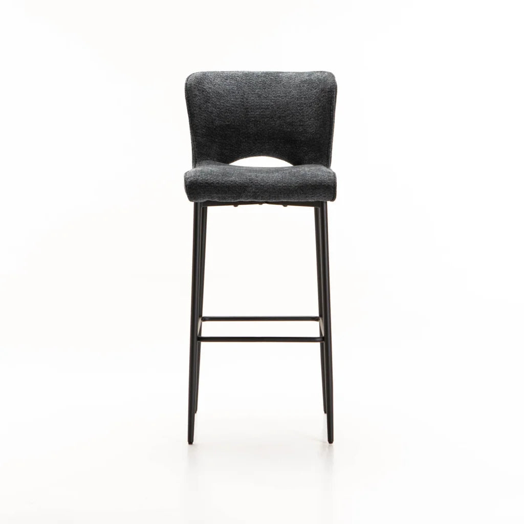 Martini Fabric Barstool - Blue