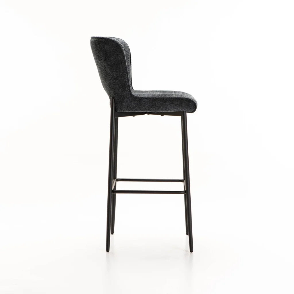 Martini Fabric Barstool - Blue
