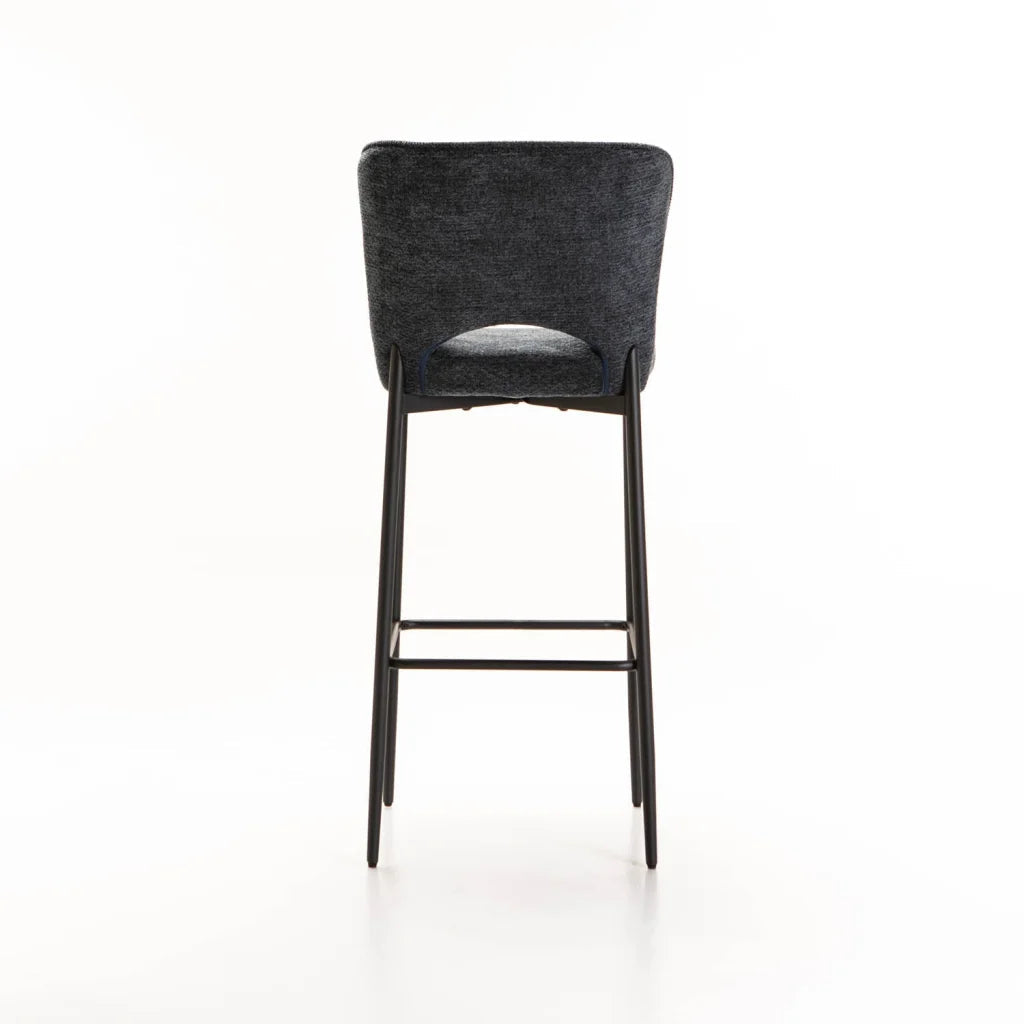 Martini Fabric Barstool - Blue