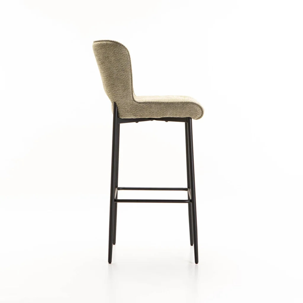 Martini Fabric Barstool - Mint