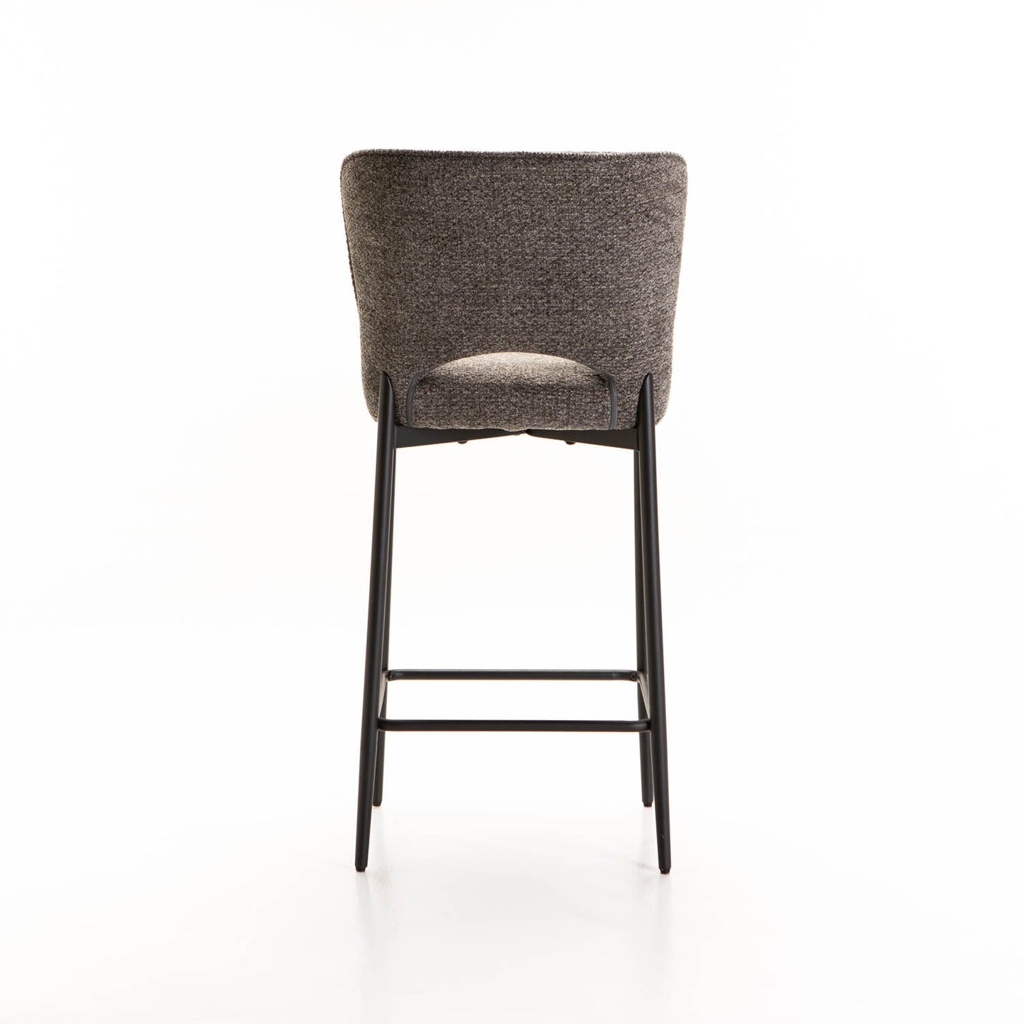 Martini Fabric Kitchen Stool - Grey