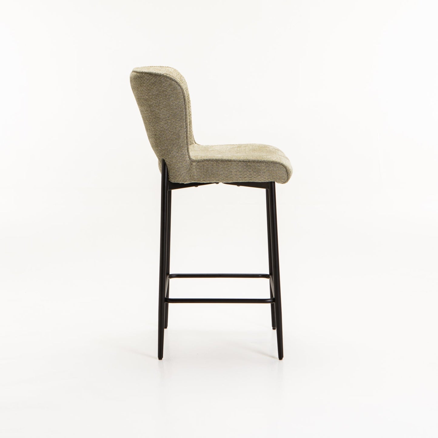 Martini Fabric Kitchen Stool - Mint