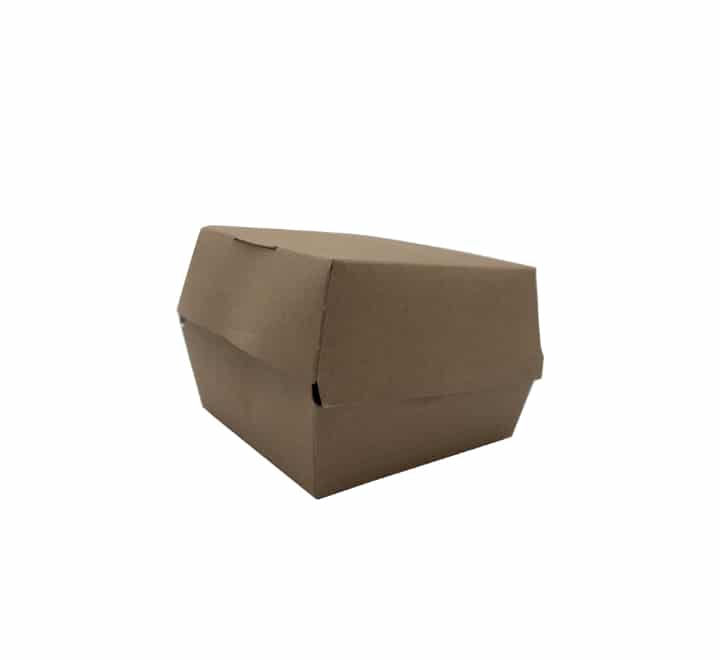 Clamshell Kraft Burger Box Large 100s