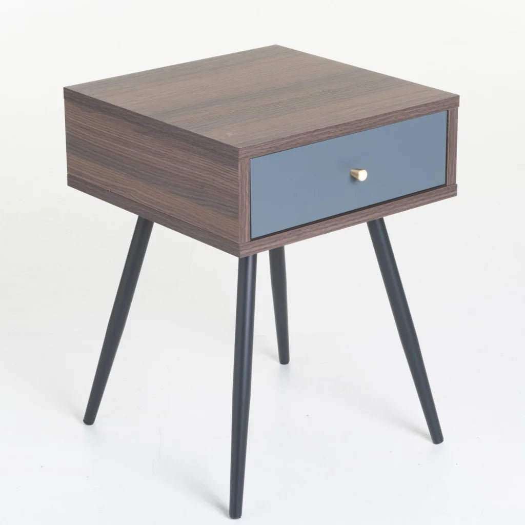 Puttini 1 Drawer Pedestal - Brown / Grey