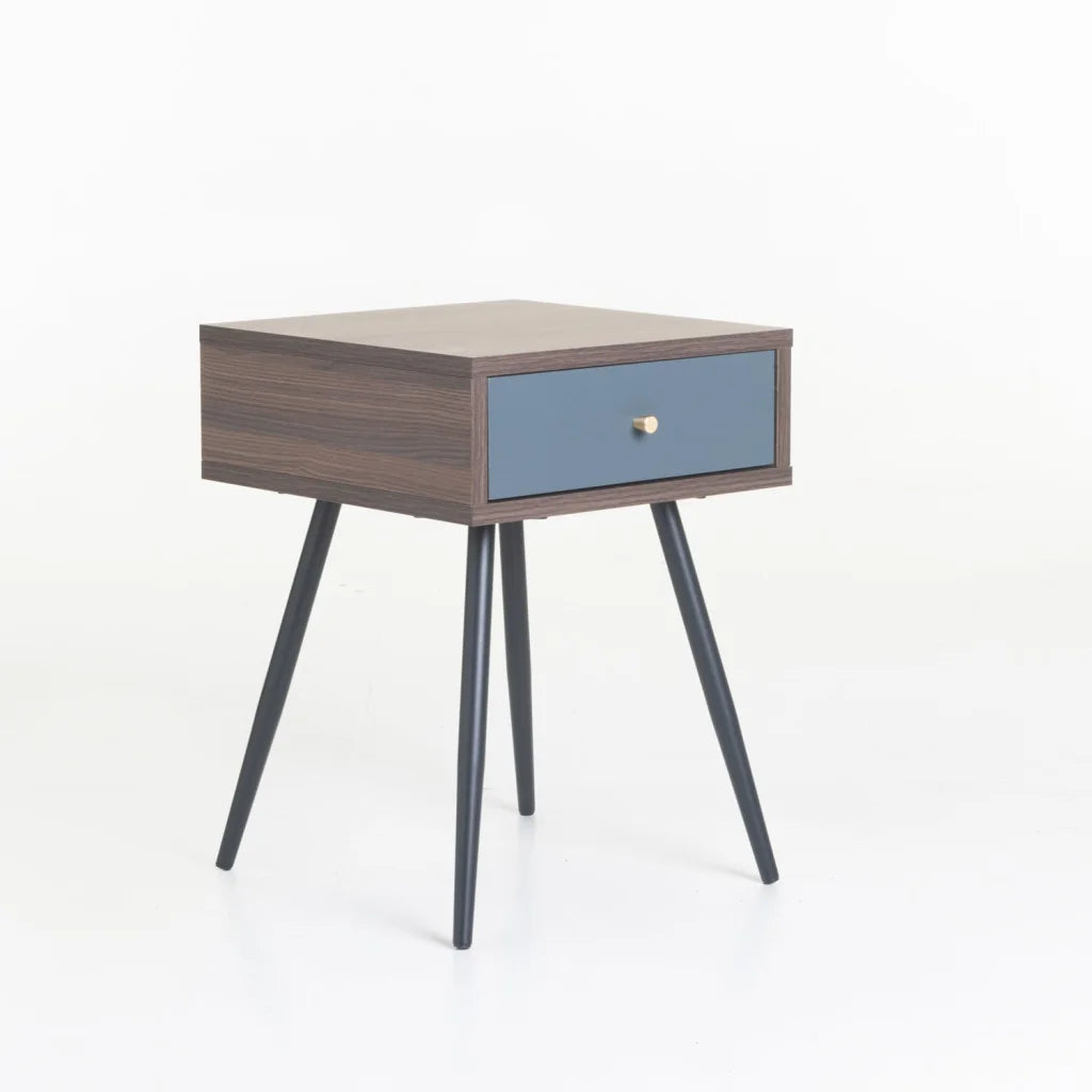 Puttini 1 Drawer Pedestal - Brown / Grey