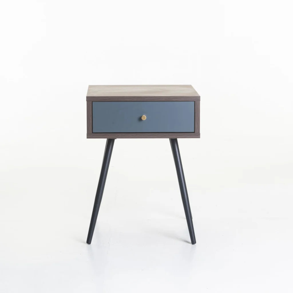 Puttini 1 Drawer Pedestal - Brown / Grey