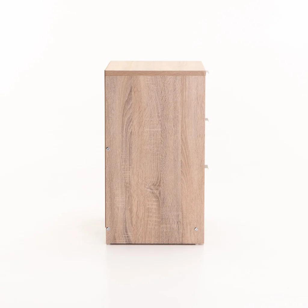 Ruzeiza 3 Drawer Pedestal - Oak