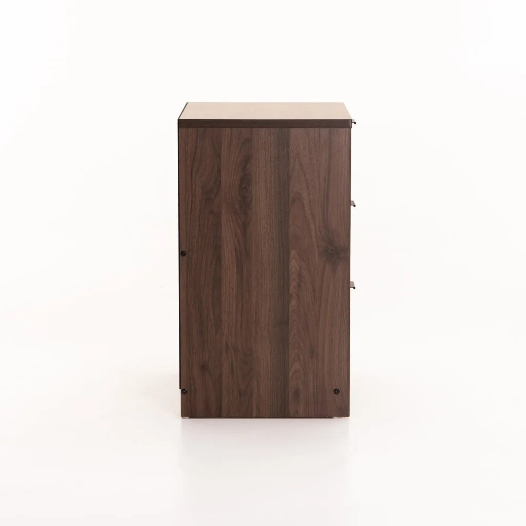 Ruzeiza 3 Drawer Pedestal - Walnut
