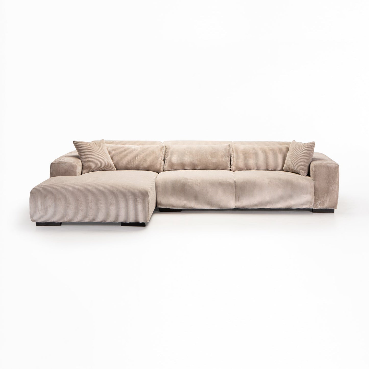 Steinbuck Fabric Corner Chaise - Platinum