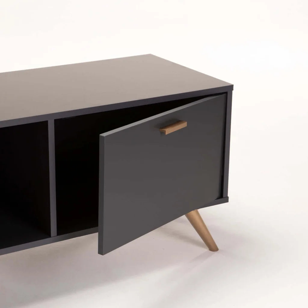 Succotash 160cm 2 Door TV Unit - Grey
