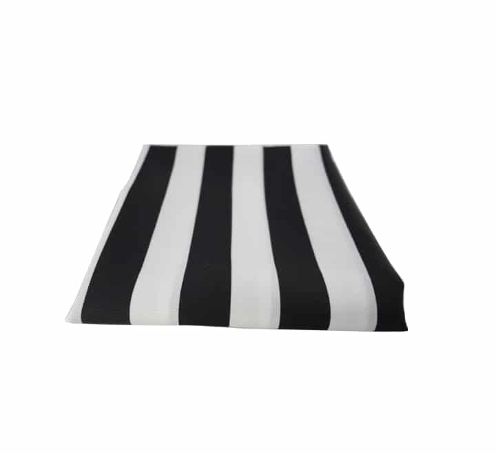 Black & White Striped Table Runner
