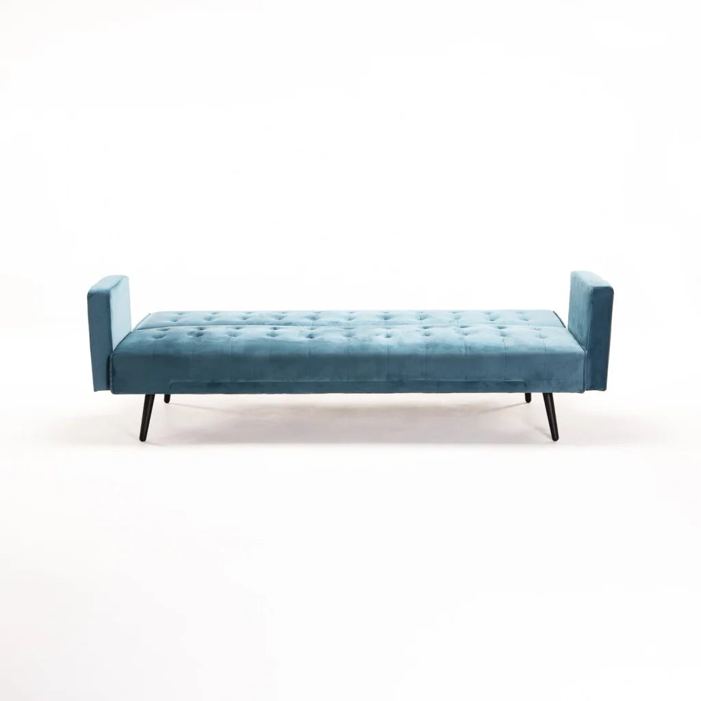 Wina Velvet Sleeper Couch - Teal