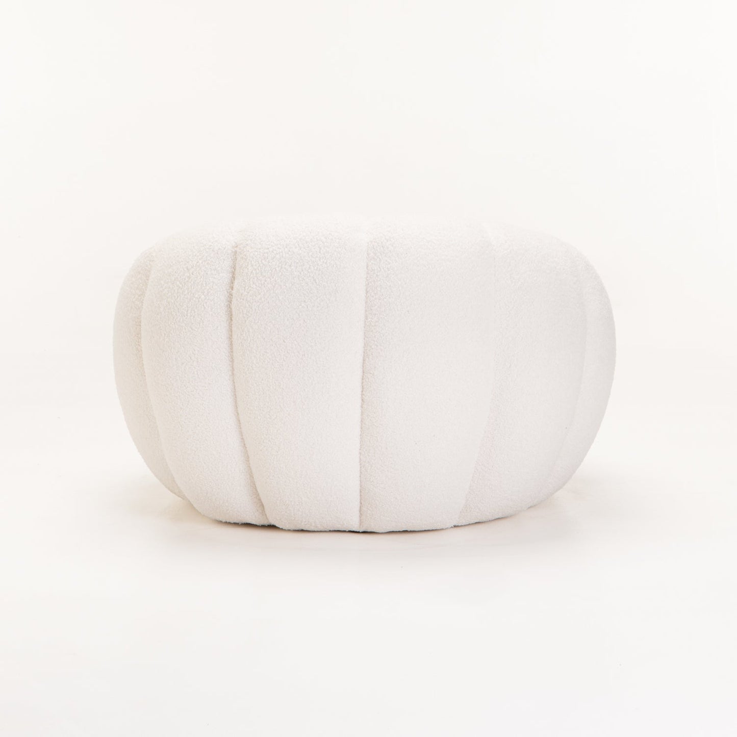 Zansi Fleece Fabric Chair - Cream