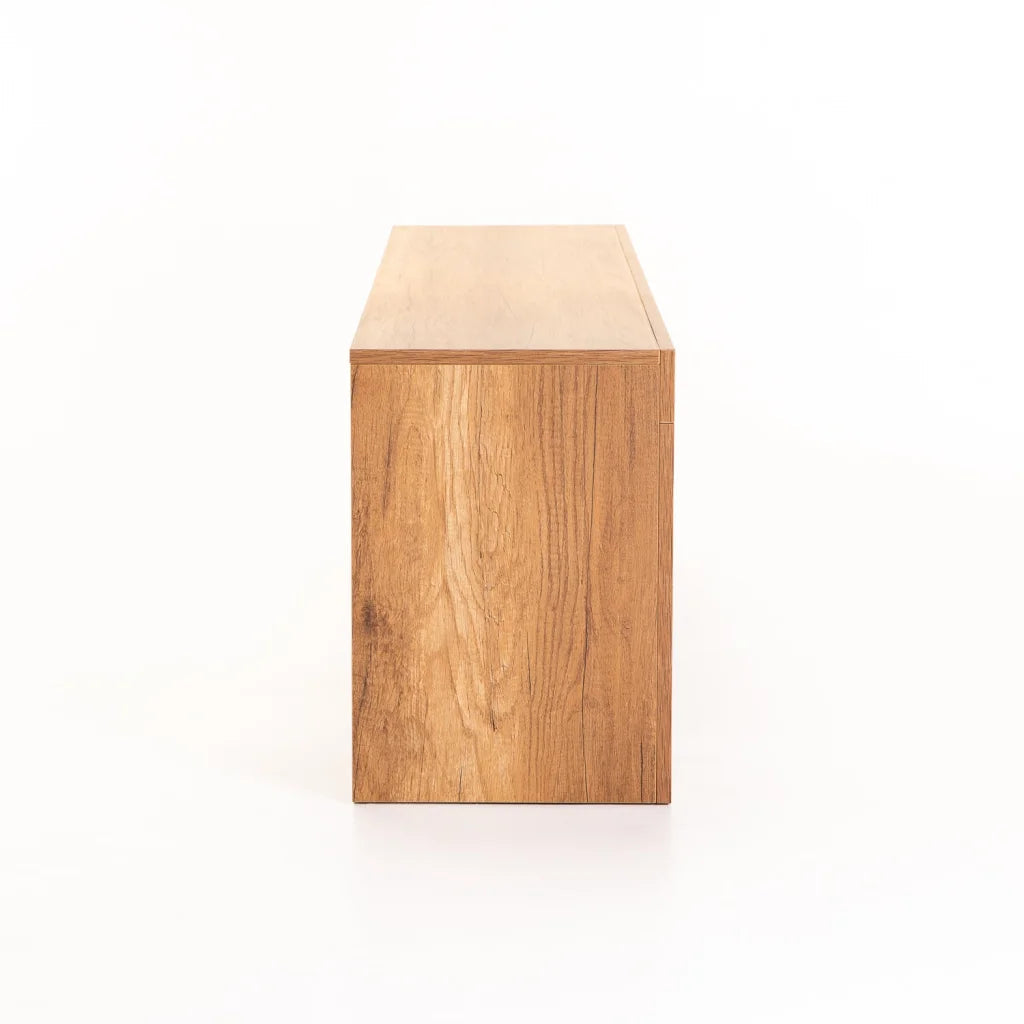 Konjac 160cm TV Unit - Wild Oak / Black